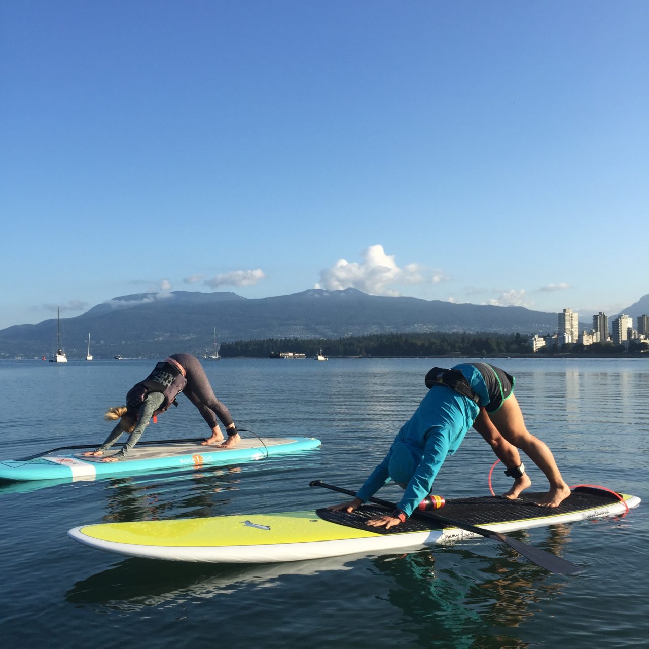 SUP Yoga Just Add Water Yoga Vancouver, BC, Canada