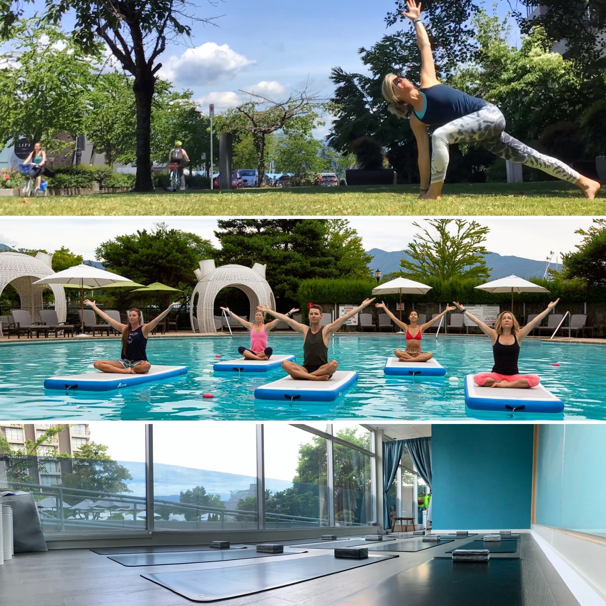 641F6592-9B24-499B-AEA5-BD5CC1B414A6 Summer Sampler! Try 1 Outdoor Yoga class, 1 Liquid Yoga class and 1 In-Studio class for $45
