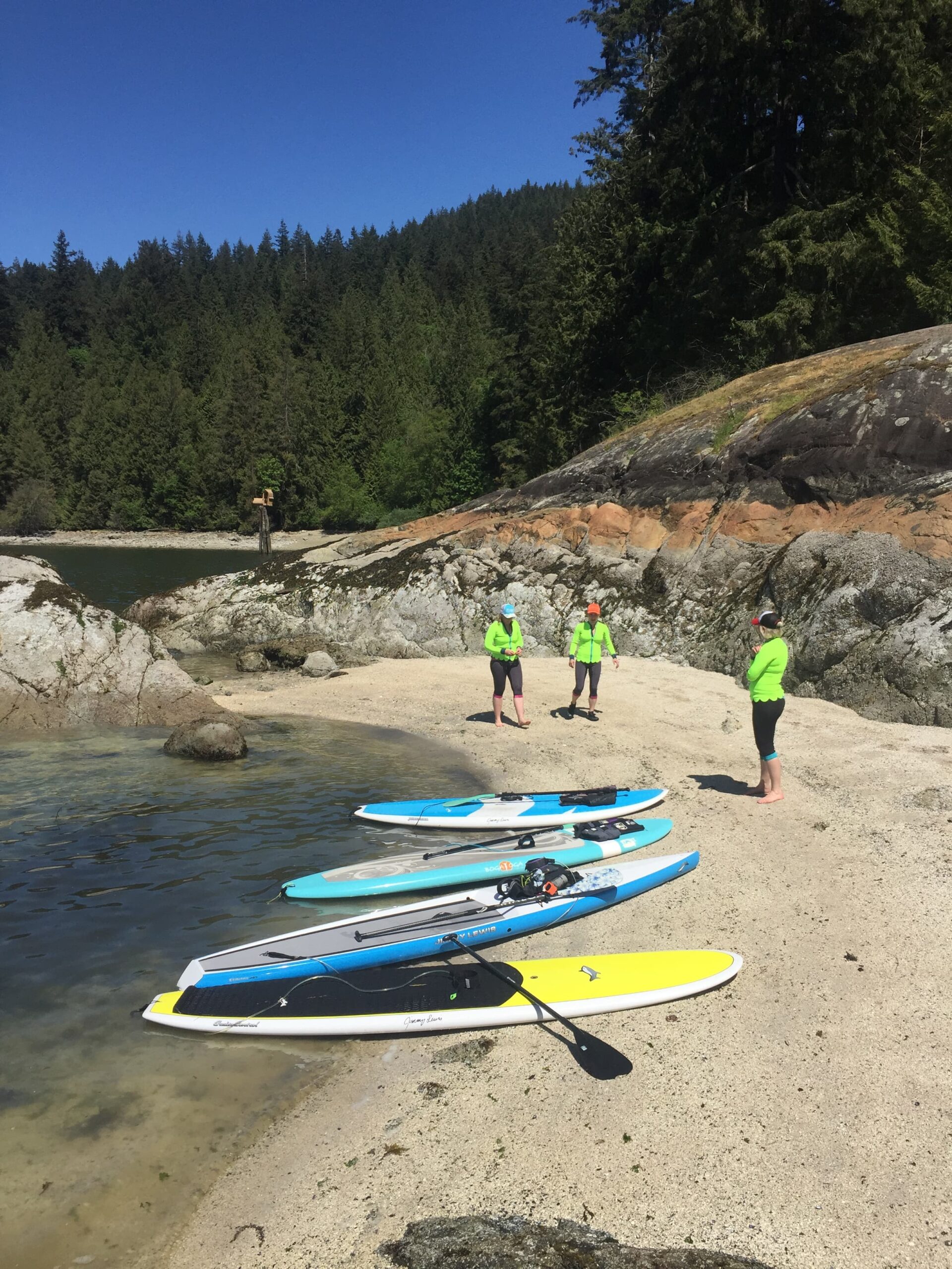 Stand Up Paddle Vancouver secret beach specialty tour